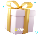 Receba seus bônus de boas-vindas no U556